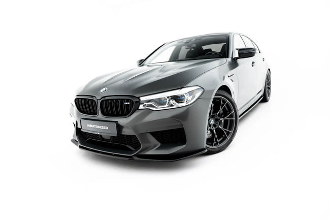 Maxton Front Splitter V.2 BMW M5 F90 - Gloss Black