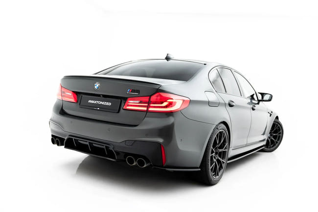 Maxton Central Rear Splitter BMW M5 F90 - Gloss Black