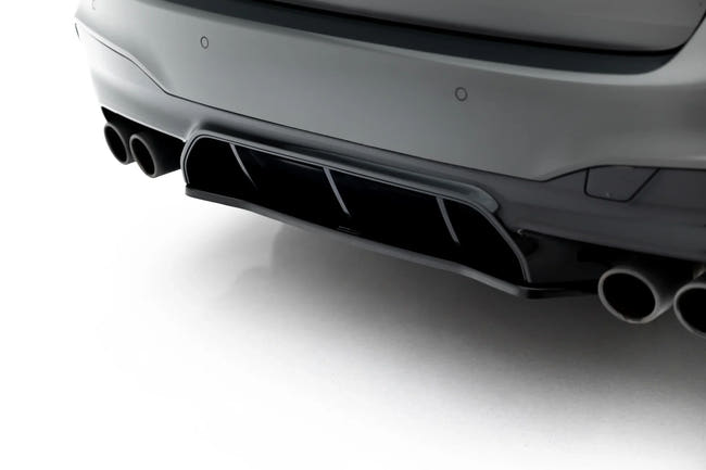 Maxton Central Rear Splitter BMW M5 F90 - Gloss Black