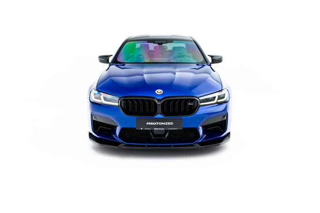 Maxton Front Splitter V.1 BMW M5 F90 Facelift - Gloss Black