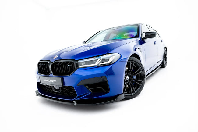 Maxton Front Splitter V.1 BMW M5 F90 Facelift - Gloss Black