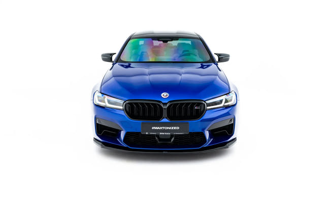 Maxton Front Splitter V.3 BMW M5 F90 Facelift - Gloss Black