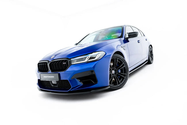 Maxton Front Splitter V.3 BMW M5 F90 Facelift - Gloss Black