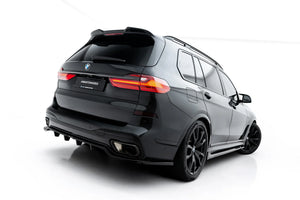 Maxton rear splitter til BMW X7 M-Pack G07 – blank sort – billede 1 af 6