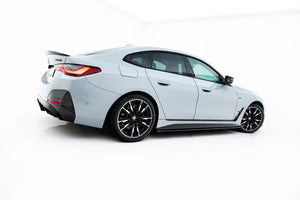 Maxton Side Skirts Diffusers V.1 BMW 4 Gran Coupe M-Pack G26 - Gloss Black