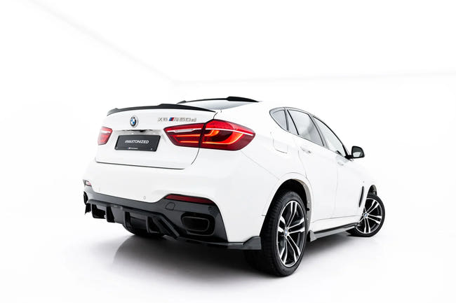 Maxton rear splitter til BMW X6 M-Pack F16 – blank sort – billede 1 af 10