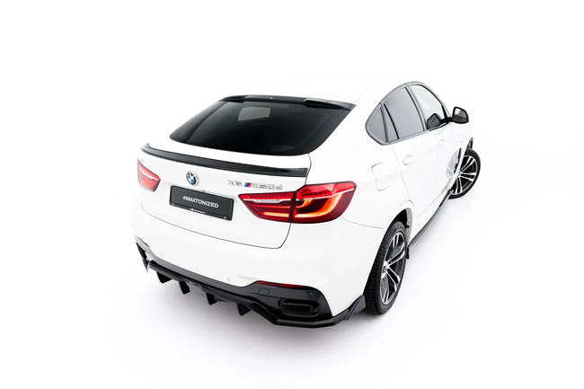 Maxton spoiler cap til BMW X6 F16 M-Pack / X6 M F86 – blank sort – billede 1 af 6