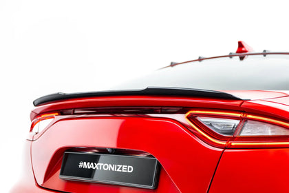 Maxton Spoiler Extension Kia Stinger Gt - Gloss Black