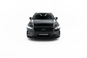 Maxton frontsplitter til Volvo S60/V60 R-Design Mk3 – blank sort – billede 2 af 7
