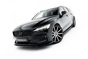 Maxton frontsplitter til Volvo S60/V60 R-Design Mk3 – blank sort – billede 1 af 7