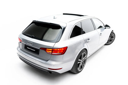 Maxton Spoiler Cap V.2 Audi S4 / A4 S-Line Avant B9  - Gloss Black