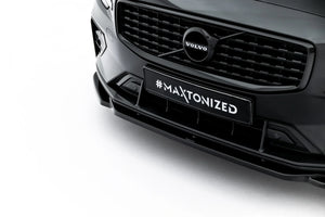 Maxton frontsplitter til Volvo S60/V60 R-Design Mk3 – blank sort – billede 5 af 7