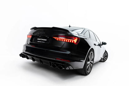 Maxton spoiler cap til Audi A6 Sedan C8 / C8 Facelift – blank sort – billede 4 af 6