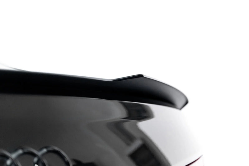 Maxton spoiler cap til Audi A6 Sedan C8 / C8 Facelift – blank sort – billede 3 af 6