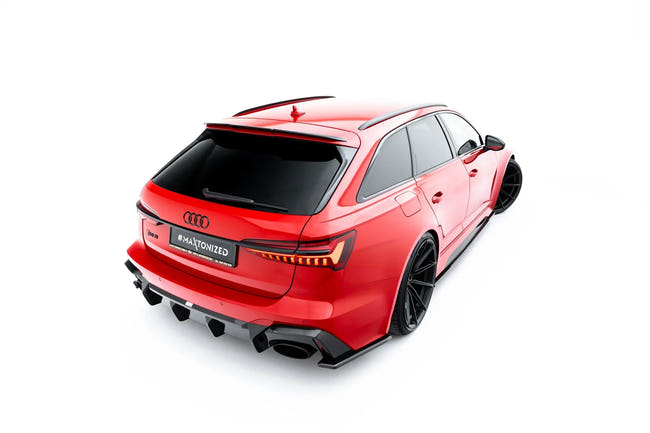 Maxton Spoiler Cap V.1 Audi RS6 C8 - Gloss Black