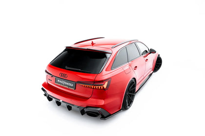 Maxton Spoiler Cap V.2 Audi RS6 C8 - Gloss Black