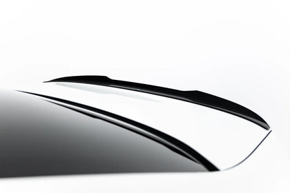 Maxton spoiler cap til BMW 5 Standard / M-Pack / M550 Sedan G30 / G30 Facelift – blank sort – billede 3 af 5