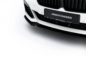 Maxton frontsplitter til BMW 5 M-Pack / M550i / M550d Sedan / Touring G30 / G31 Facelift – blank sort – billede 5 af 7