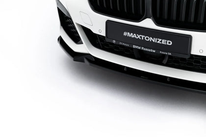 Maxton frontsplitter til BMW 5 M-Pack / M550i / M550d Sedan / Touring G30 / G31 Facelift – blank sort – billede 5 af 7