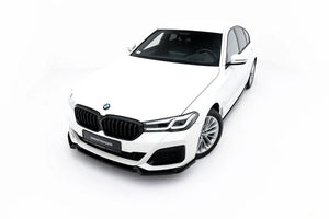Maxton frontsplitter til BMW 5 M-Pack / M550i / M550d Sedan / Touring G30 / G31 Facelift – blank sort – billede 3 af 7