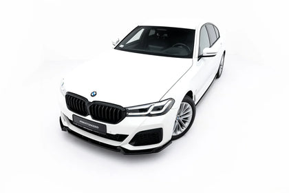 Maxton frontsplitter til BMW 5 M-Pack / M550i / M550d Sedan / Touring G30 / G31 Facelift – blank sort – billede 3 af 7