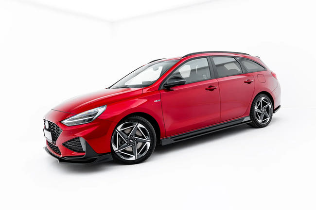 Maxton sideskørter til Hyundai I30 N / N-Line Wagon Mk3 Facelift – blank sort – billede 2 af 6