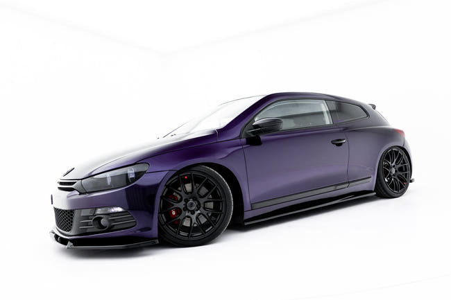Maxton Side Skirts Diffusers Volkswagen Scirocco Mk3 - Gloss Black