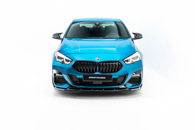 Maxton frontsplitter til BMW 2 Gran Coupe M-Pack / M235i F44 – blank sort – billede 2 af 7