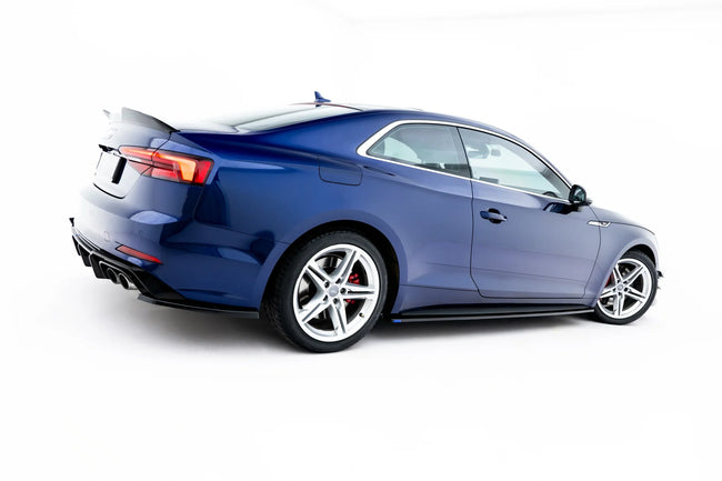 Maxton sideskørter til Audi S5 / A5 S-Line Coupe F5 – blank sort – billede 1 af 7