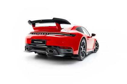 Maxton spoiler cap til Porsche 911 Carrera Aero / Carrera GTS 992 Facelift – blank sort – billede 3 af 9