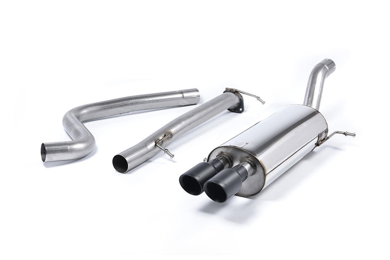 Milltek cat-back udstødning til Ford Fiesta Mk7/Mk7.5 ST 1.6 liter EcoBoost 182PS & ST200, race, sorte tips – billede 2