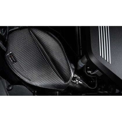 Eventuri carbon fiber indsugningssystem med rød luftfilter til BMW G20 B58 modeller fra november 2018 og frem