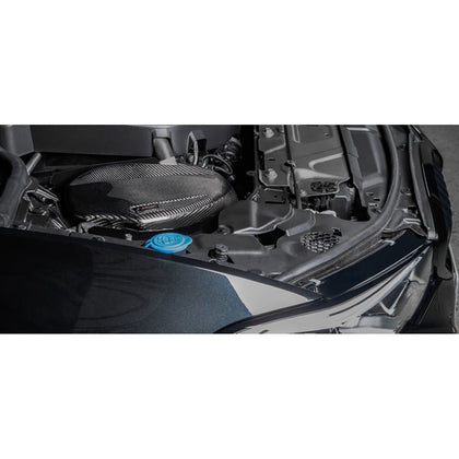Eventuri carbon fiber indsugningssystem med rød luftfilter til BMW G20 B58 modeller fra november 2018 og frem