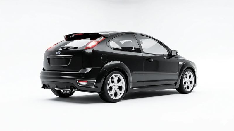 Maxton Rear Side Splitters Ford Focus St Mk2 - Gloss Black