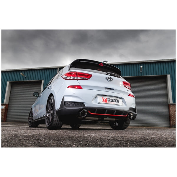 Scorpion Non-Resonated Cat-Back With Electronic Valve - Hyundai I30 - Daytona