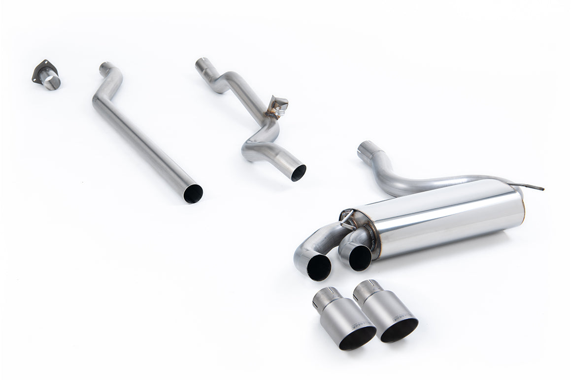 Milltek downpipe-back udstødning til Audi Coupe UR quattro 20v Turbo