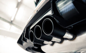 Milltek cat-back udstødning til Honda Civic Type R FK8 2.0 i-VTEC, race, tips i kulfiber – billede 9