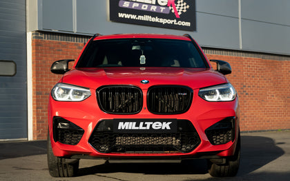 Milltek endrør til BMW X3 X3M / X3M Comp (G01) 3.0, tips i brændt titanium