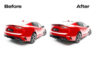 Maxton Spoiler Extension Kia Stinger Gt - Gloss Black