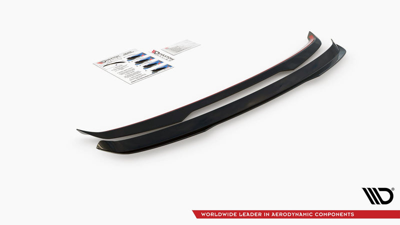 Maxton spoiler cap til Volvo V60 R-Design Mk3 – blank sort – billede 4 af 5