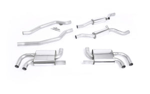 Milltek cat-back udstødning til Porsche Cayenne 958 Turbo 4.8 V8, resoneret