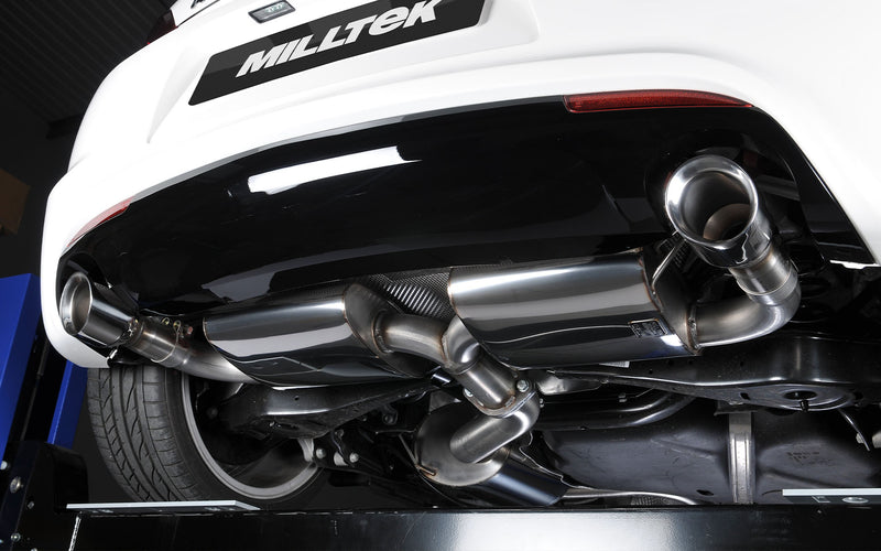 Milltek cat-back udstødning til Volkswagen Scirocco R - GT100 Tip – billede 4