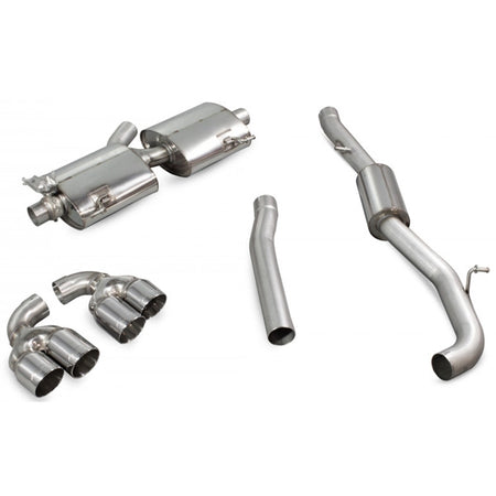 Scorpion Resonated CAT-Back System With Electronic Valves - Audi S1 - Daytona