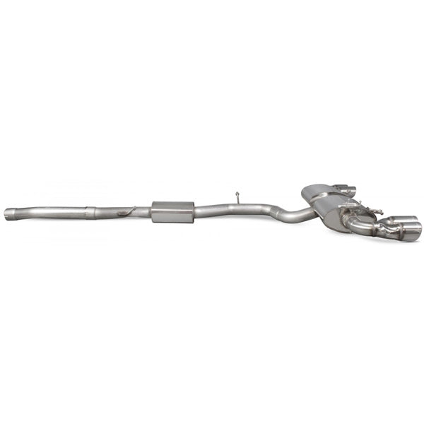 Scorpion Resonated CAT-Back System With Electronic Valves - Audi S1 - Monaco (Quad)