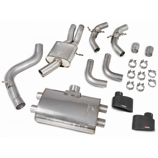 Scorpion Resonated CAT/GPF-Back System With Valves - Audi RS3 - Ascari EVO