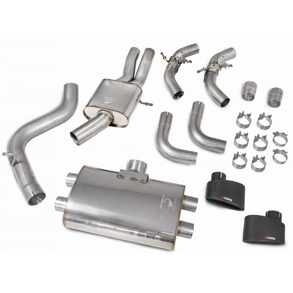Scorpion Resonated CAT/GPF-Back System With Valves - Audi TT - Ascari EVO