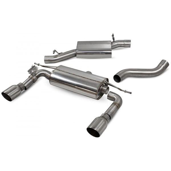 Scorpion Resonated CAT-Back System With Electronic Valves - Audi TT - Daytona