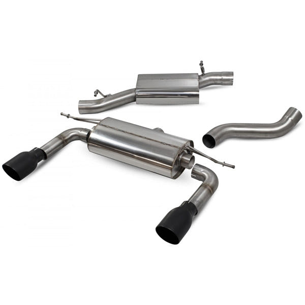 Scorpion Resonated CAT-Back System With No Valves - Audi TT - Daytona Ceramic