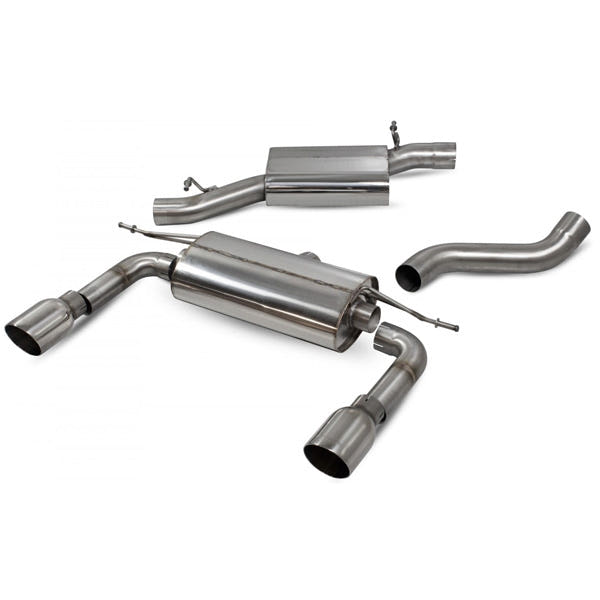 Scorpion Resonated CAT-Back System With No Valves - Audi TT - Daytona