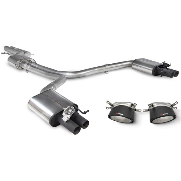 Scorpion Resonated Half System With Trims - Audi RS6 - Ascari RS